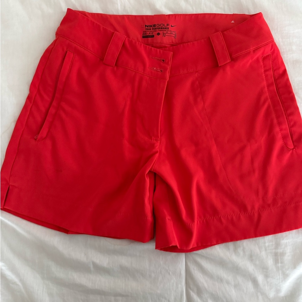 Nike Women's Vibrant Red Cargo Shorts